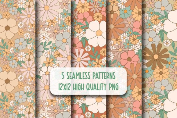 Download Boho Floral Seamless Repeating Patterns - Seamless repeating patterns Collection