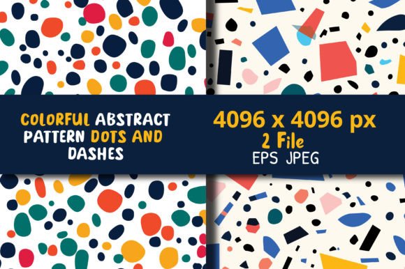 Download Colorful Dots and Dashes Pattern - Colorful dots Collection