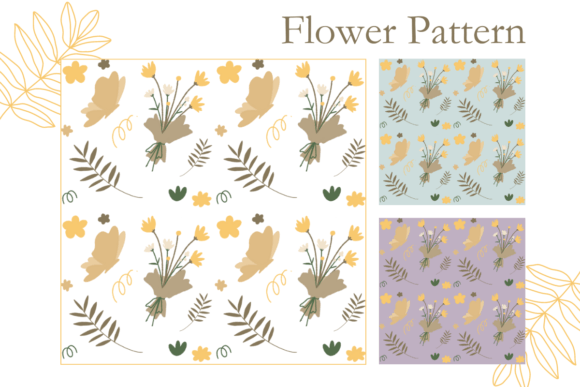 Download Cute Flower Spring Minimal Pattern - Minimal pattern Collection